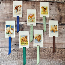 Load image into Gallery viewer, Dog (Observer's Picture Cards) repurposed bookmark.
