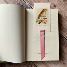 Load image into Gallery viewer, Bird (Observer's Picture Cards) repurposed bookmark.