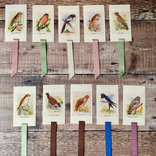 Load image into Gallery viewer, Bird (Observer's Picture Cards) repurposed bookmark.