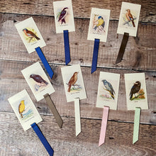 Load image into Gallery viewer, Bird (Observer's Picture Cards) repurposed bookmark.