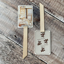 Load image into Gallery viewer, Brambly Hedge repurposed card game bookmarks.