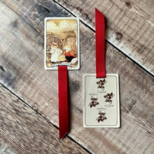 Load image into Gallery viewer, Brambly Hedge repurposed card game bookmarks.