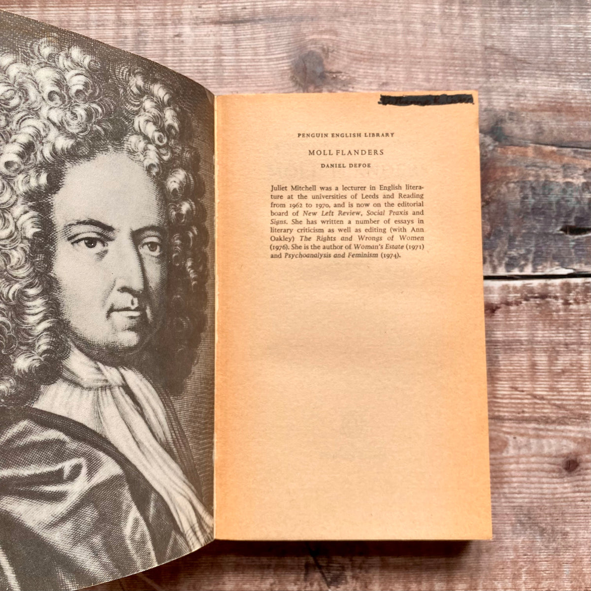 Moll Flanders by Daniel Defoe. Penguin edition. – The Forgotten