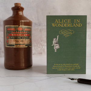 Alice's Adventures In Wonderland quotation card.