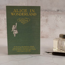 Load image into Gallery viewer, Alice&#39;s Adventures In Wonderland quotation card.