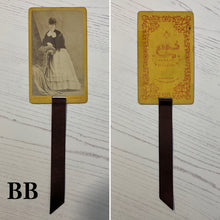 Load image into Gallery viewer, Bookmark made from a Victorian Carte de Visite