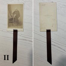 Load image into Gallery viewer, Bookmark made from a Victorian Carte de Visite