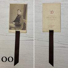 Load image into Gallery viewer, Bookmark made from a Victorian Carte de Visite