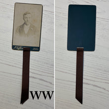 Load image into Gallery viewer, Bookmark made from a Victorian Carte de Visite