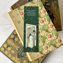Load image into Gallery viewer, Marianne Dashwood bookmark.  Cracked book spine book lover humour.  Jane Austen - Sense and Sensibility.