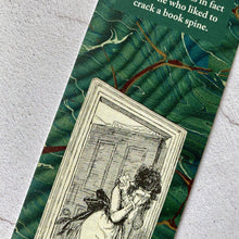 Load image into Gallery viewer, Marianne Dashwood bookmark.  Cracked book spine book lover humour.  Jane Austen - Sense and Sensibility.