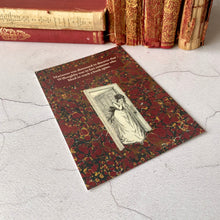 Load image into Gallery viewer, Jane Austen Sense and Sensibility humorous postcard for those who hate a cracked book spine featuring Marianne Dashwood.