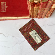 Load image into Gallery viewer, Jane Austen Sense and Sensibility humorous postcard for those who hate a cracked book spine featuring Marianne Dashwood.