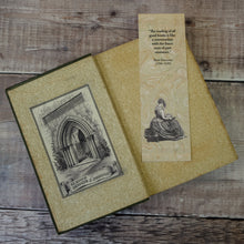 Load image into Gallery viewer, Bookmark with Descartes quotation.  "The reading of all good books..."