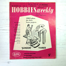 Load image into Gallery viewer, 1960 vintage Hobbies Weekly magazines. Craft/diy projects with templates and instructions.