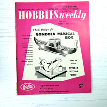 Load image into Gallery viewer, 1960 vintage Hobbies Weekly magazines. Craft/diy projects with templates and instructions.