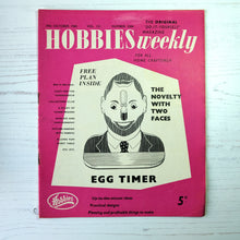 Load image into Gallery viewer, 1960 vintage Hobbies Weekly magazines. Craft/diy projects with templates and instructions.