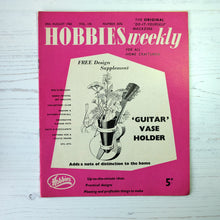 Load image into Gallery viewer, 1960 vintage Hobbies Weekly magazines. Craft/diy projects with templates and instructions.