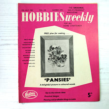Load image into Gallery viewer, 1960 vintage Hobbies Weekly magazines. Craft/diy projects with templates and instructions.