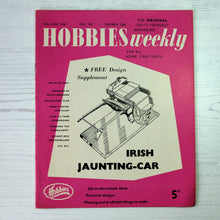 Load image into Gallery viewer, 1960 vintage Hobbies Weekly magazines. Craft/diy projects with templates and instructions.