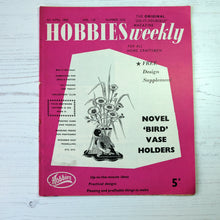 Load image into Gallery viewer, 1960 vintage Hobbies Weekly magazines. Craft/diy projects with templates and instructions.