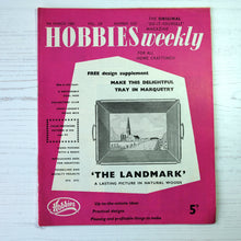 Load image into Gallery viewer, 1960 vintage Hobbies Weekly magazines. Craft/diy projects with templates and instructions.