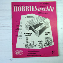 Load image into Gallery viewer, 1960 vintage Hobbies Weekly magazines. Craft/diy projects with templates and instructions.