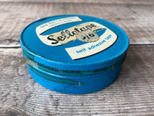 Load image into Gallery viewer, Vintage sellotape tin with bulldog and other paper clips