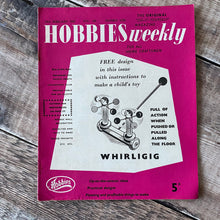Load image into Gallery viewer, 1960 vintage Hobbies Weekly magazines. Craft/diy projects with templates and instructions.