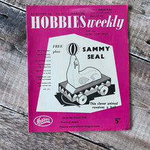 Load image into Gallery viewer, 1960 vintage Hobbies Weekly magazines. Craft/diy projects with templates and instructions.