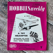 Load image into Gallery viewer, 1960 vintage Hobbies Weekly magazines. Craft/diy projects with templates and instructions.