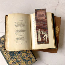 Load image into Gallery viewer, Book lender humour bookmark featuring Elizabeth Bennet and Mr Wickham.