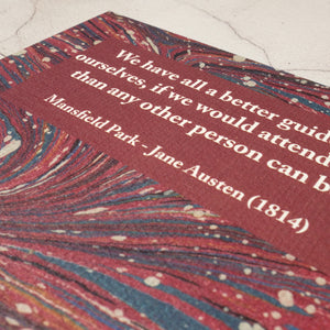 Print (A5).  Mansfield Park Jane Austen quotation.  We have all a better guide in ourselves....