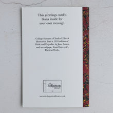 Load image into Gallery viewer, Oh! Mr Bennet, ...  Pride and Prejudice quotation card.