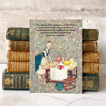 Load image into Gallery viewer, The Queen of Hearts social media/baking humour postcard.