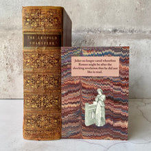 Load image into Gallery viewer, Juliet's disappointment with Romeo literary humour postcard.