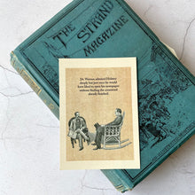 Load image into Gallery viewer, Sherlock Holmes and Doctor Watson crossword puzzle humour postcard.