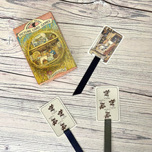 Load image into Gallery viewer, Brambly Hedge repurposed card game bookmarks.