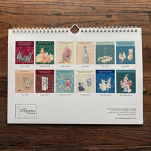 Load image into Gallery viewer, Calendar 2023.  REDUCED.  Literary humour A4 landscape spiral bound with space to write appointments.
