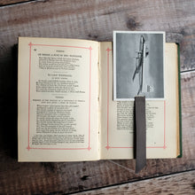 Load image into Gallery viewer, Aircraft recognition card bookmark.  Photograph, grey designs.