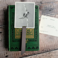 Load image into Gallery viewer, Aircraft recognition card bookmark.  Photograph, grey designs.