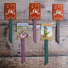 Load image into Gallery viewer, Woodland Snap vintage card game bookmark.  Racey Helps illustrations.