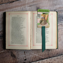 Load image into Gallery viewer, Woodland Snap vintage card game bookmark.  Racey Helps illustrations.
