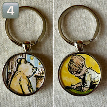 Load image into Gallery viewer, Winnie The Pooh keyring "The House At Pooh Corner" 1987