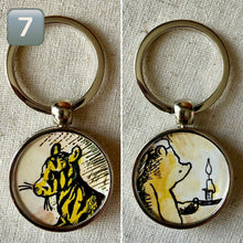 Load image into Gallery viewer, Winnie The Pooh keyring "The House At Pooh Corner" 1987