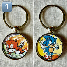 Load image into Gallery viewer, Sonic The Hedgehog Yearbook Keyring 1992