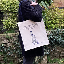 Load image into Gallery viewer, Jane Eyre (reluctant book lender) tote bag