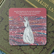 Load image into Gallery viewer, Jane Eyre book lender humour Coaster