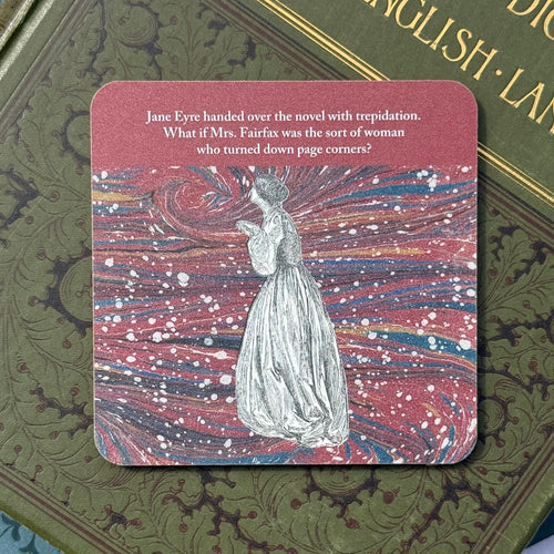 Jane Eyre book lender humour Coaster