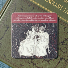 Load image into Gallery viewer, Sense &amp; Sensibility by Jane Austen humorous coaster